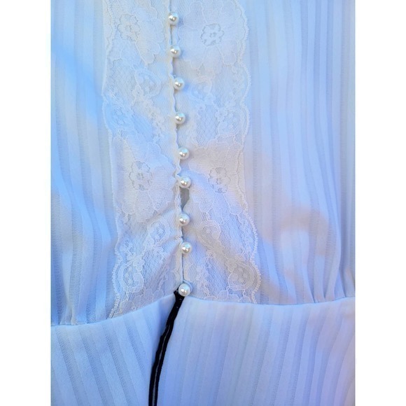 Vintage Jerri Gee Spaghetti Straps Maxi‎ Dress and Peplum Lace Collar Jacket - Picture 8 of 12